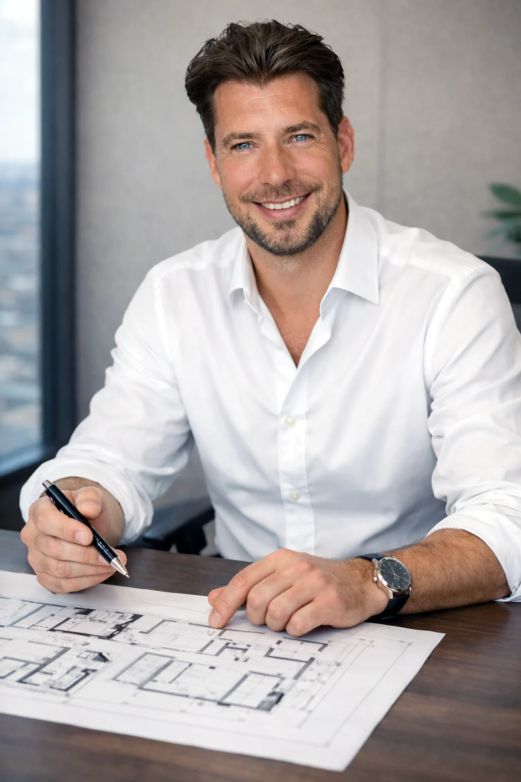 Immobilienmakler und Inhaber von BERLIVING Real Estate, Adrian Ludwig