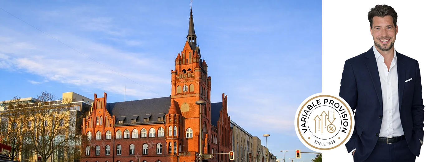 Das Schloss in Steglitz als markantes Einkaufs- und Gebäudekomplex in Berlin-Steglitz